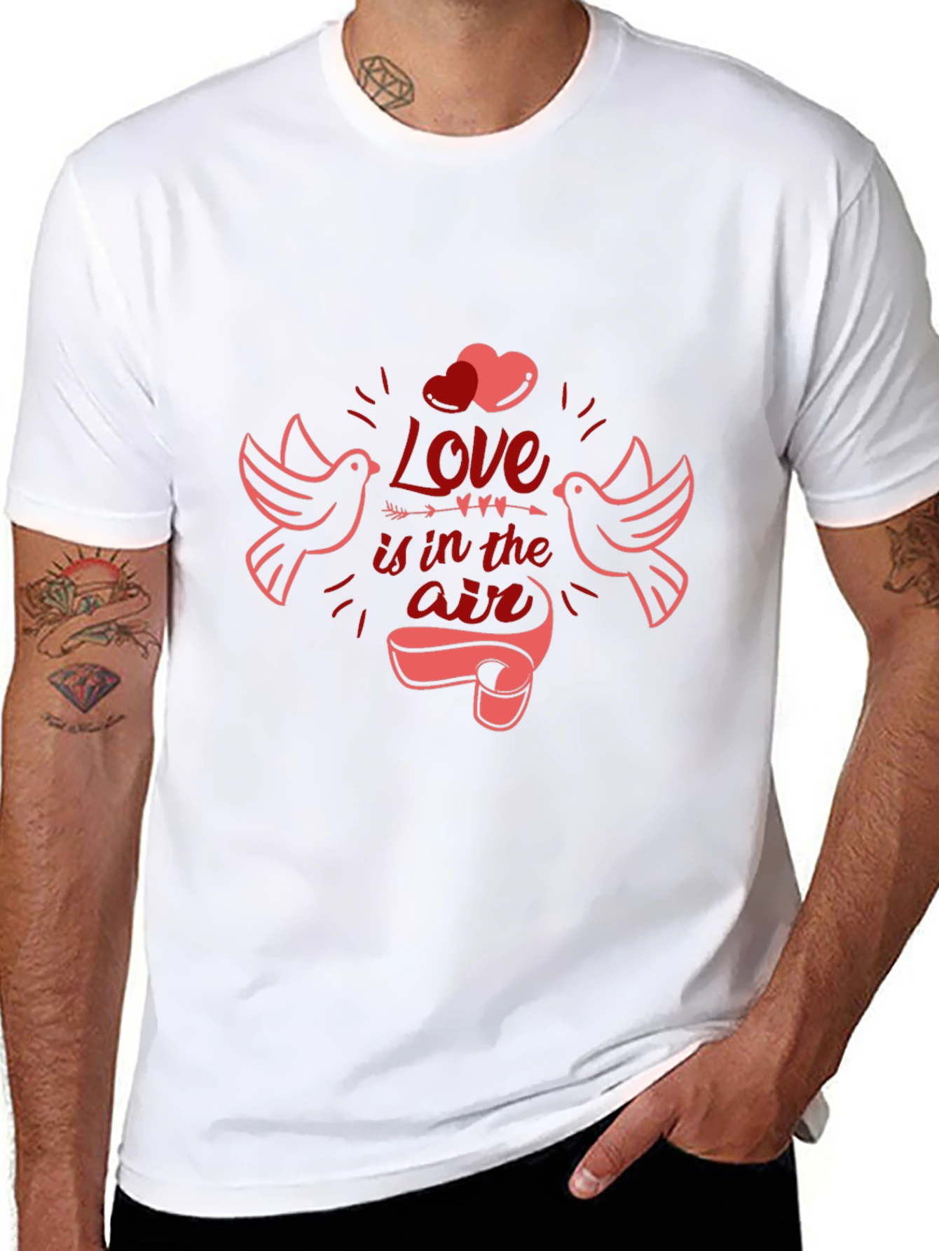 Love is in the Air Valentines Day T-Shirt