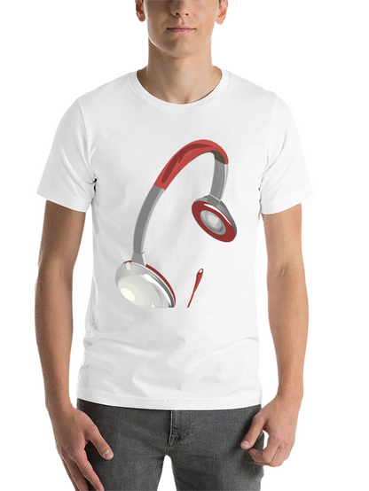 Artistic Headphones Graphic Tee