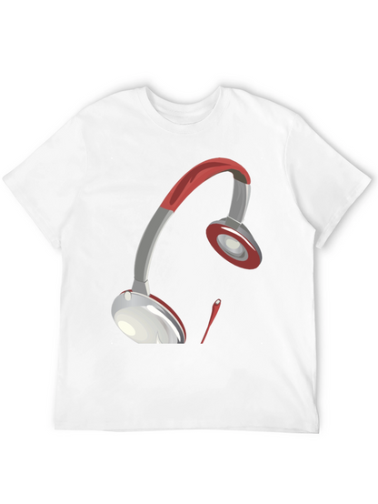 Artistic Headphones Graphic Tee
