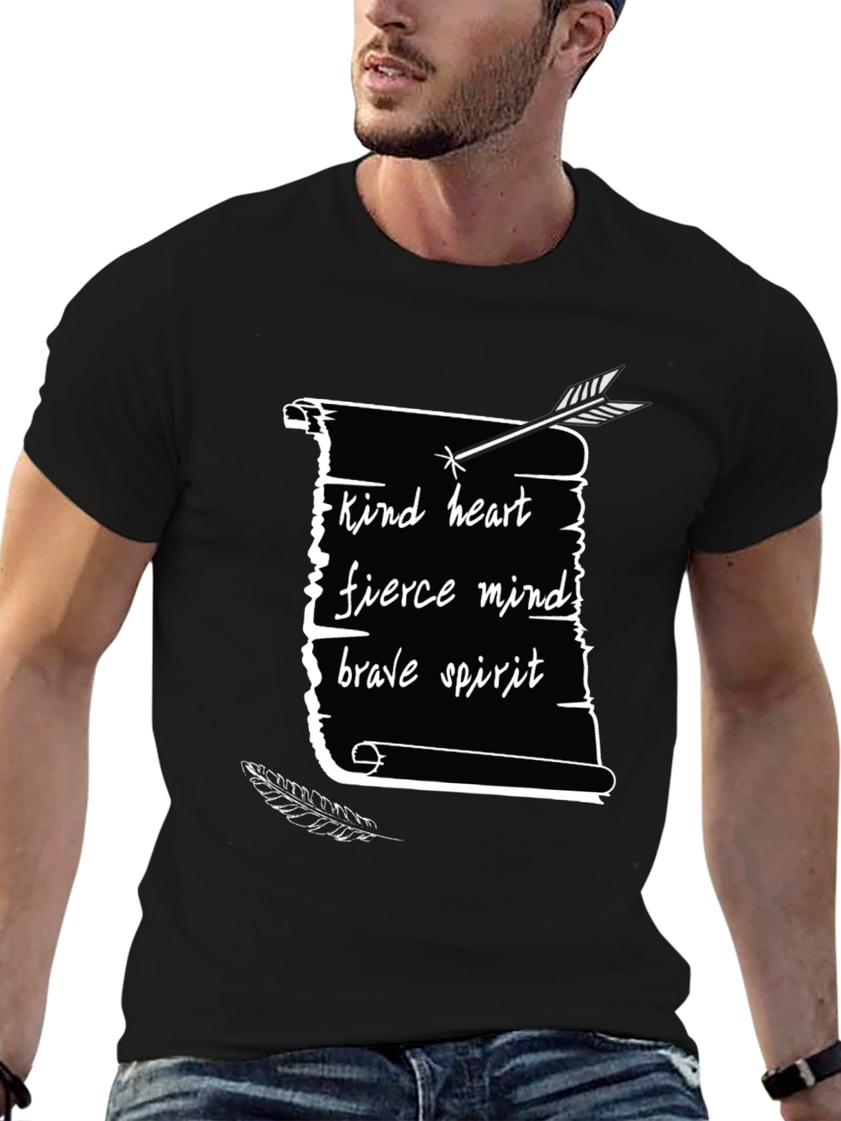 Kind Heart Brave Spirit Graphic Tee