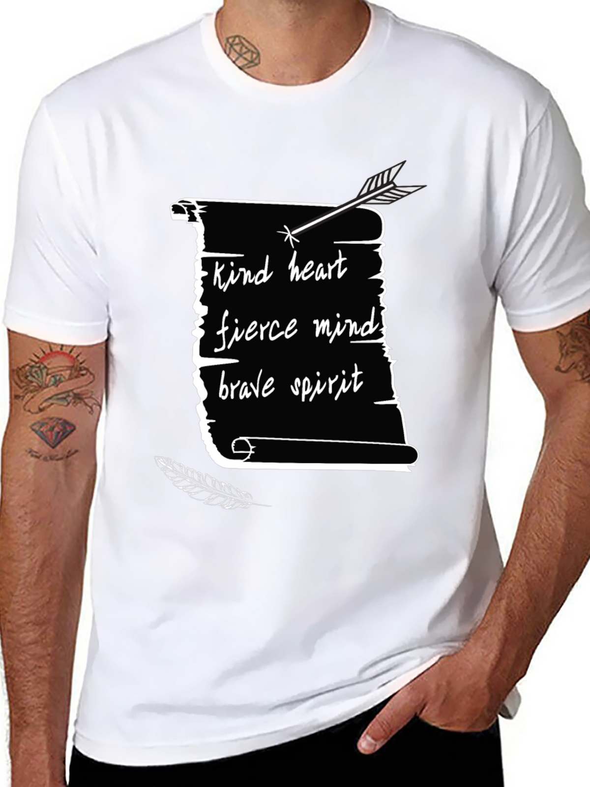 Kind Heart Brave Spirit Graphic Tee