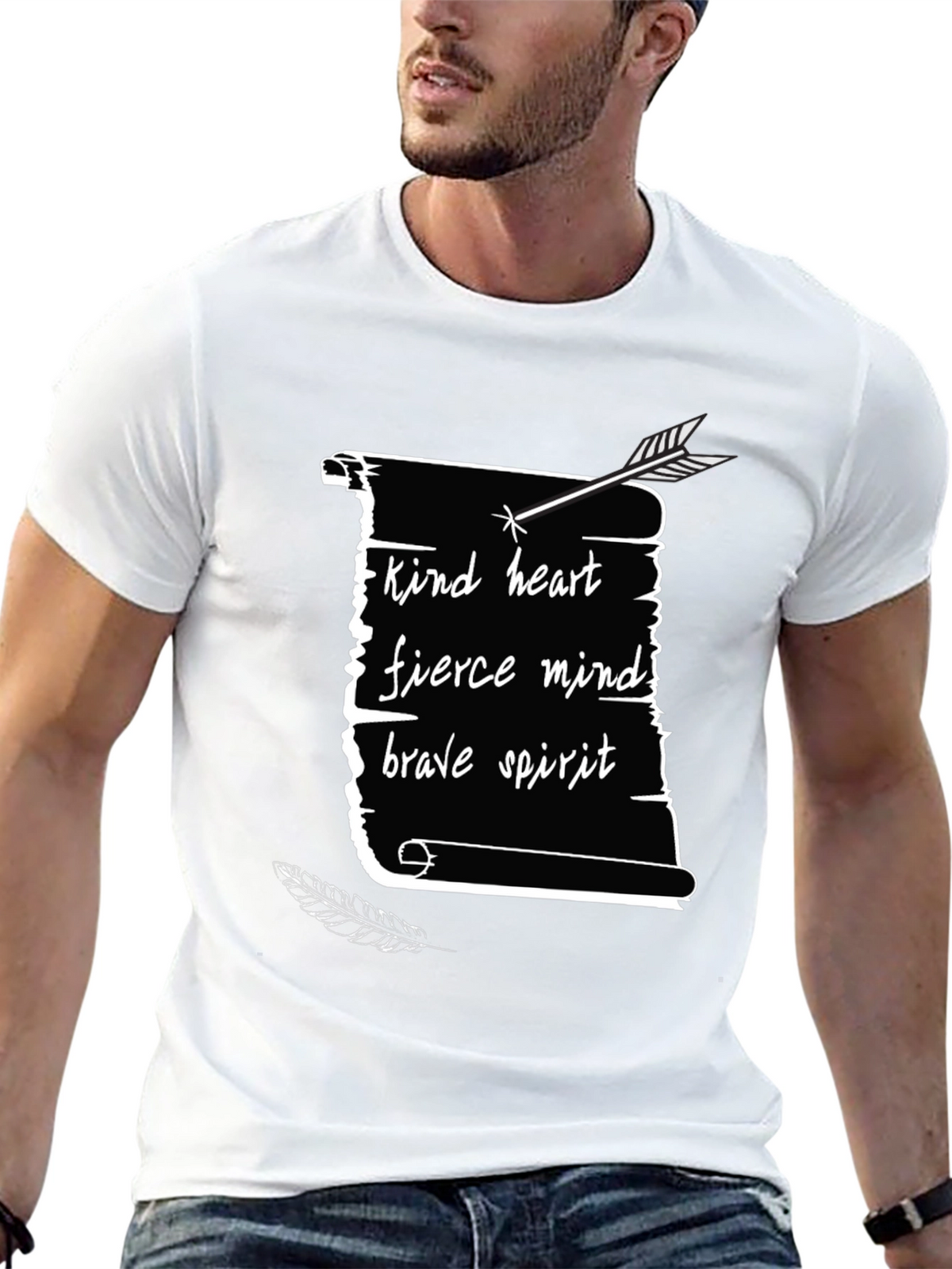 Kind Heart Brave Spirit Graphic Tee