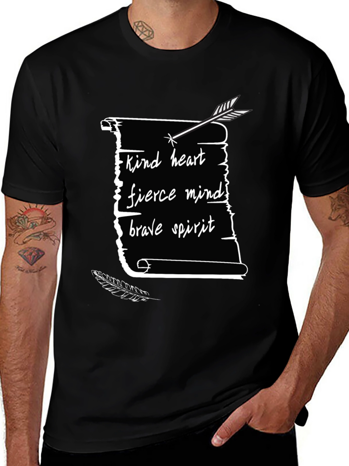 Kind Heart Brave Spirit Graphic Tee
