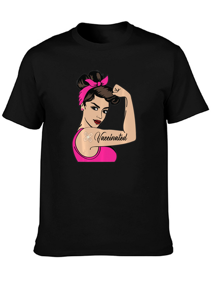 Vaccinated Rosie the Riveter T-Shirt