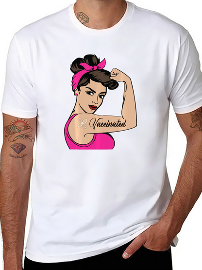 Vaccinated Rosie the Riveter T-Shirt