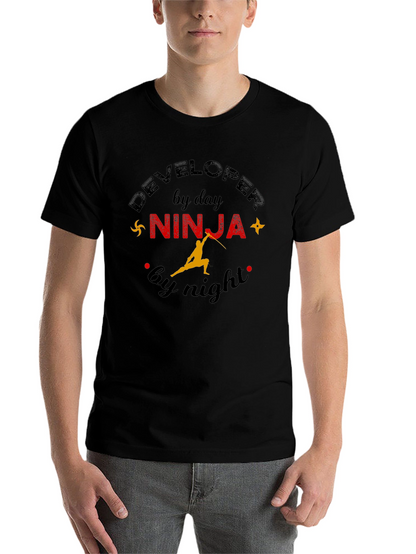 Developer by Day Ninja by Night Graphic Tee