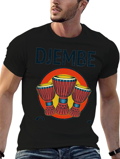 Djembe Drum Graphic T-Shirt - Music Lover Tee