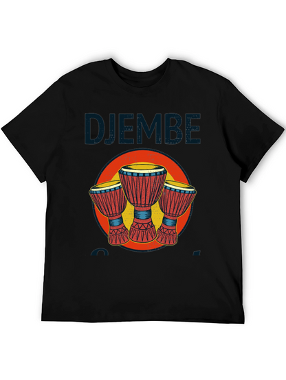 Djembe Drum Graphic T-Shirt - Music Lover Tee