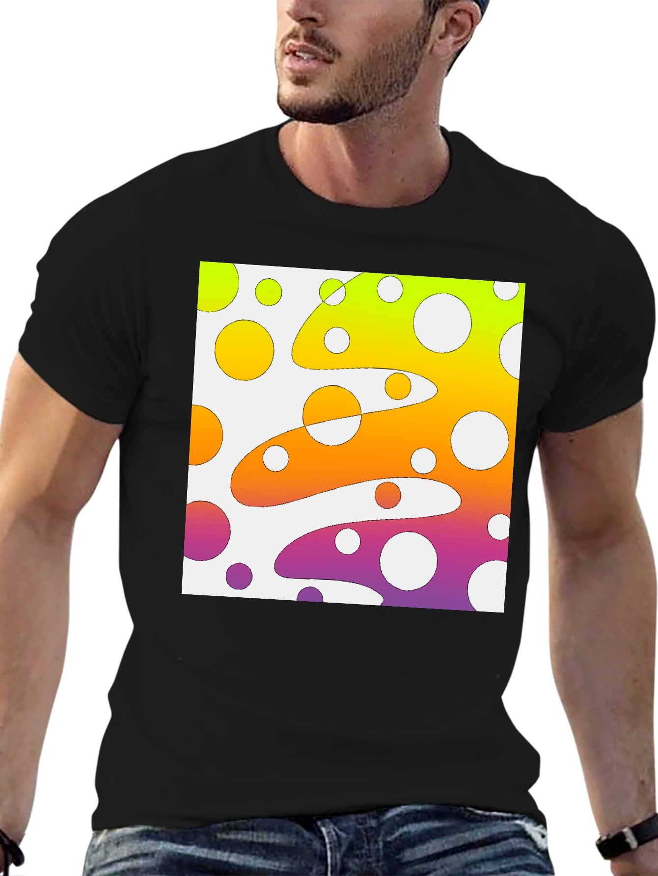 Funky Bubble T-Shirt - Groovy Retro Style