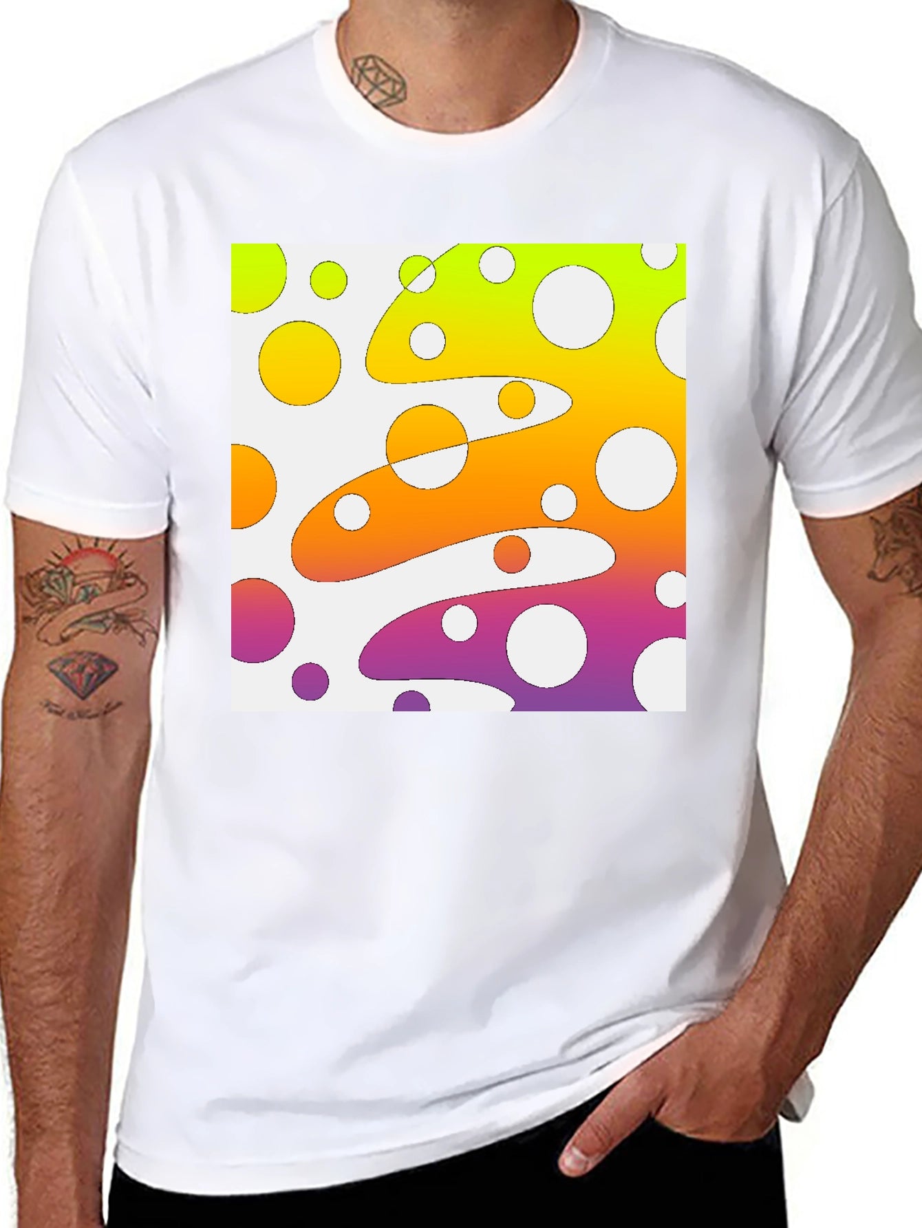 Funky Bubble T-Shirt - Groovy Retro Style