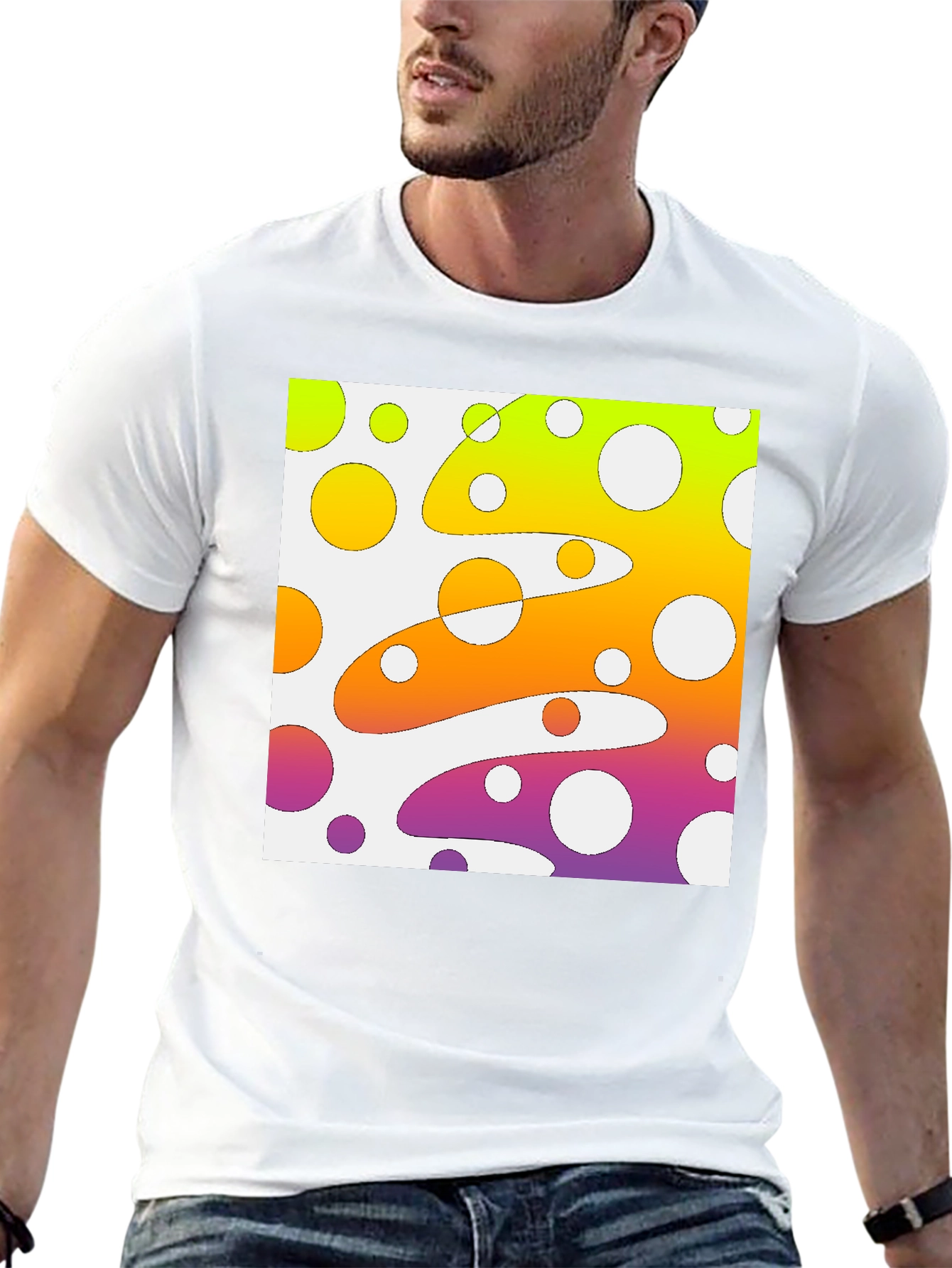 Funky Bubble T-Shirt - Groovy Retro Style
