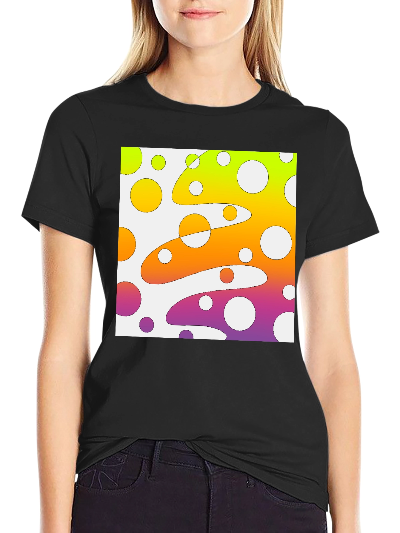 Funky Bubble T-Shirt - Groovy Retro Style