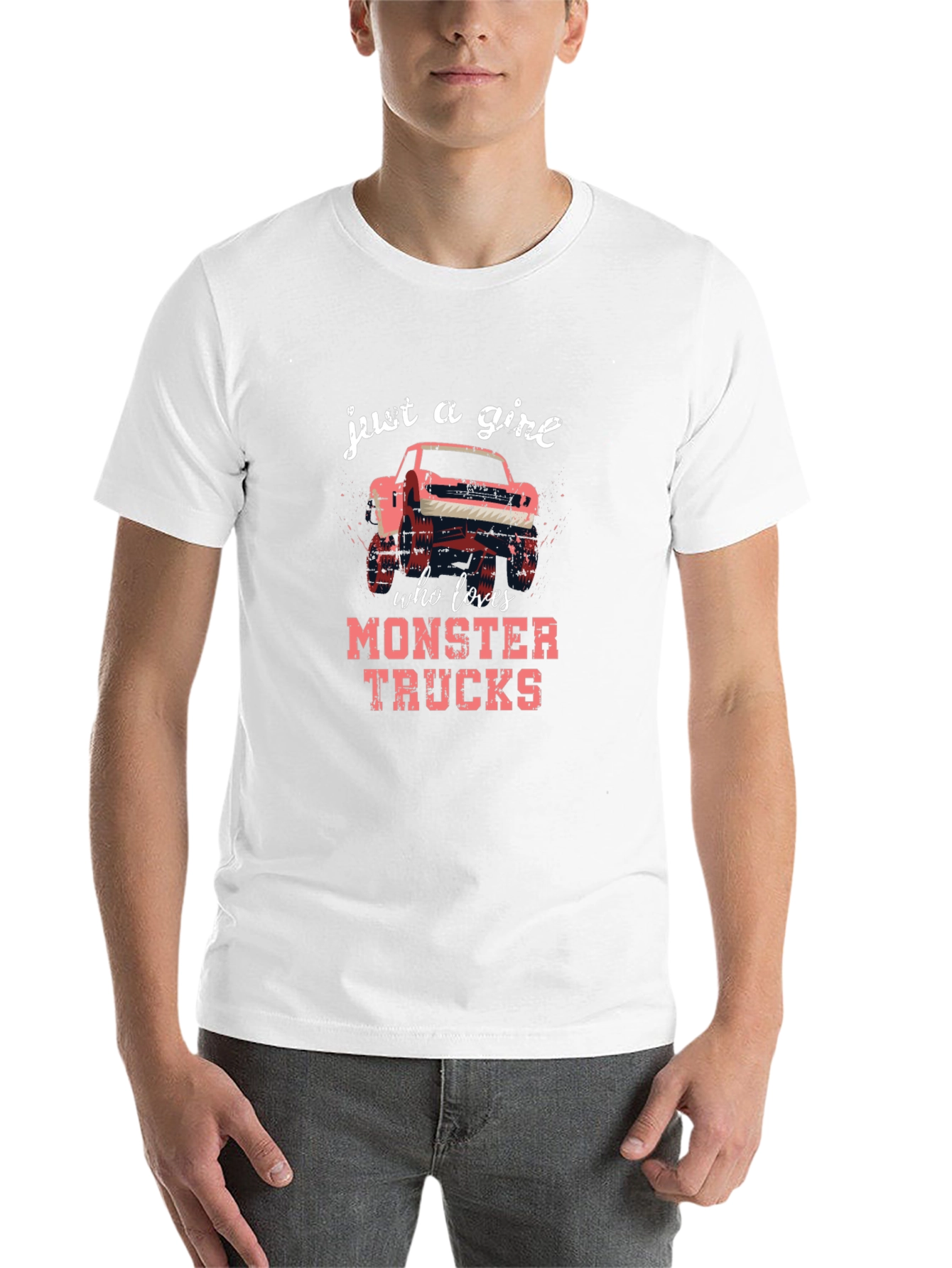 Monster Truck Loving Girls Tee