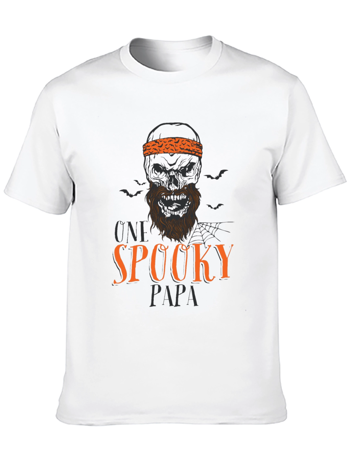 Spooky Papa Halloween Graphic T-Shirt