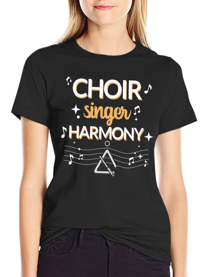Choir Singer Harmony T-Shirt - Music Lover Tee