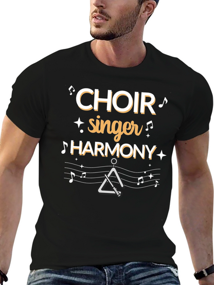 Choir Singer Harmony T-Shirt - Music Lover Tee
