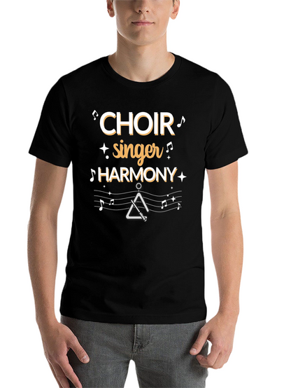Choir Singer Harmony T-Shirt - Music Lover Tee