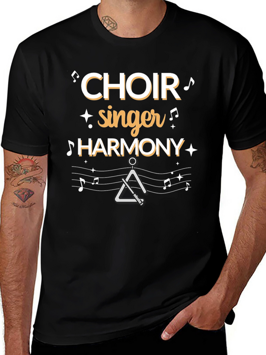 Choir Singer Harmony T-Shirt - Music Lover Tee