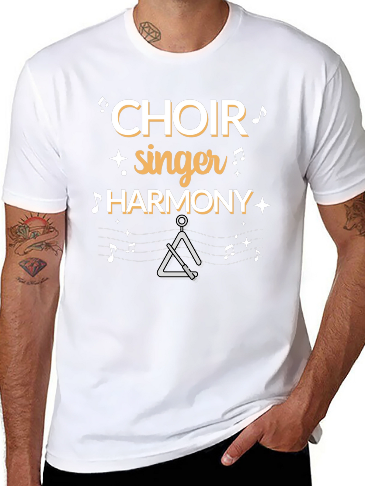 Choir Singer Harmony T-Shirt - Music Lover Tee