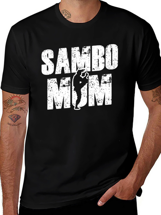Sambo Mom T-Shirt - Black Graphic Tee