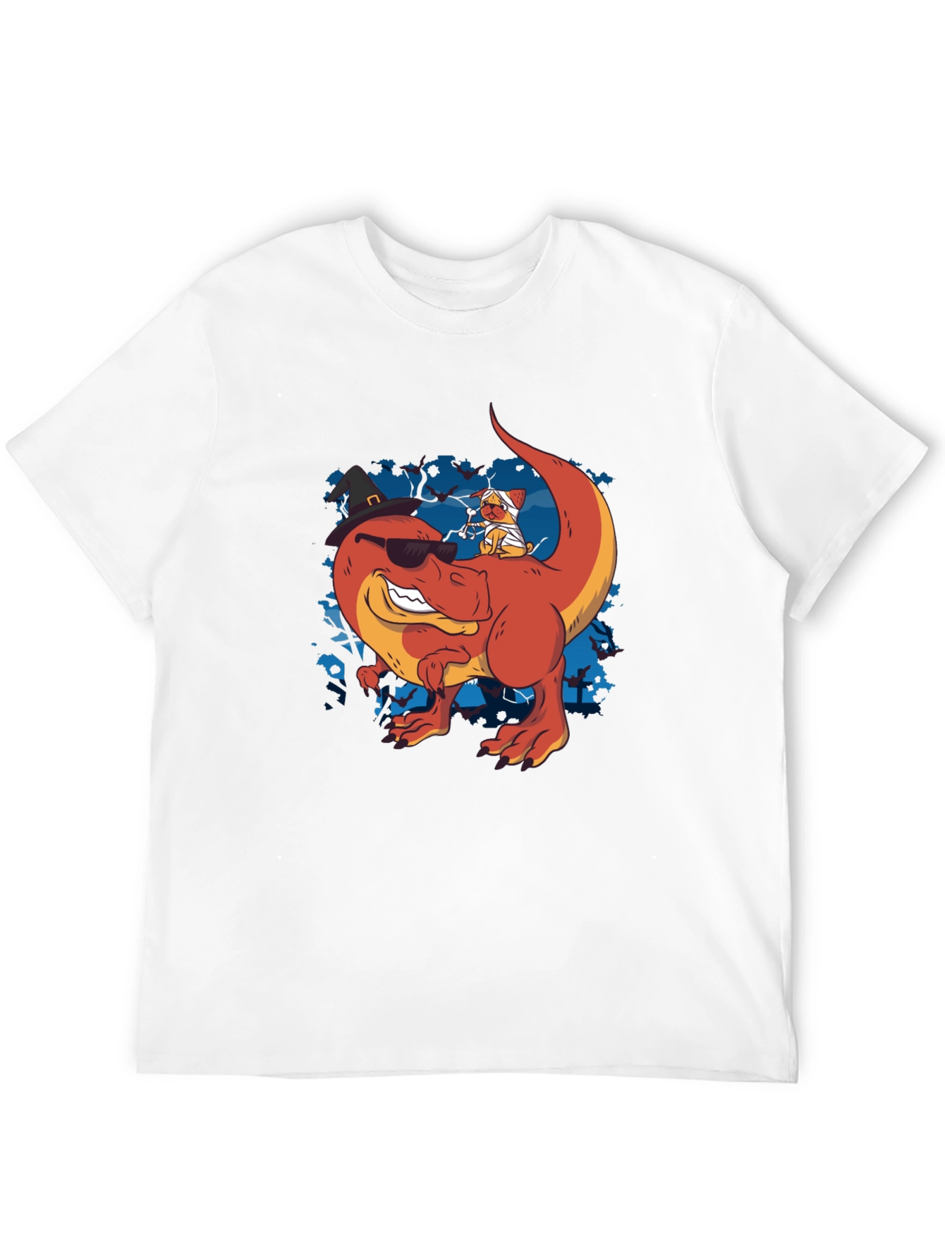 Dino & Mummy Dog Halloween Tee