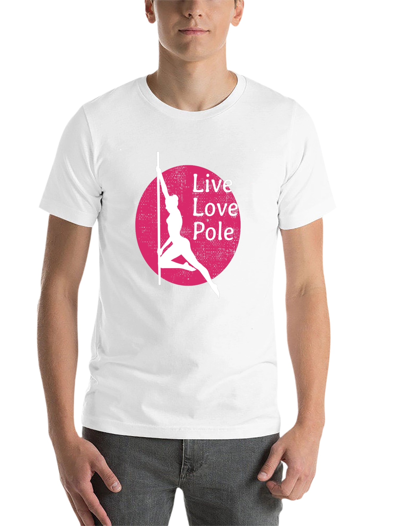 Live Love Pole T-Shirt - Black Cotton Blend