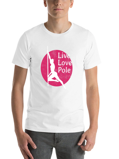 Live Love Pole T-Shirt - Black Cotton Blend