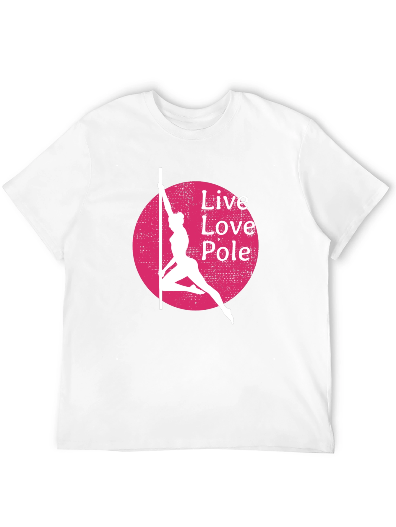 Live Love Pole T-Shirt - Black Cotton Blend