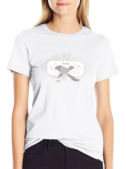 Abstract Graphic Black T-Shirt