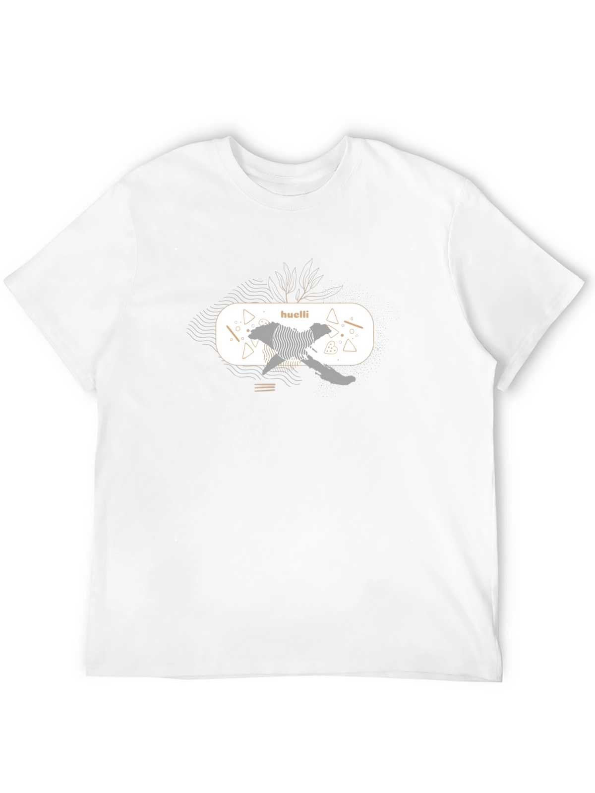 Abstract Graphic Black T-Shirt