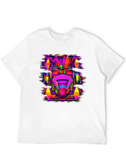 Psychedelic Neon Graphic Tee