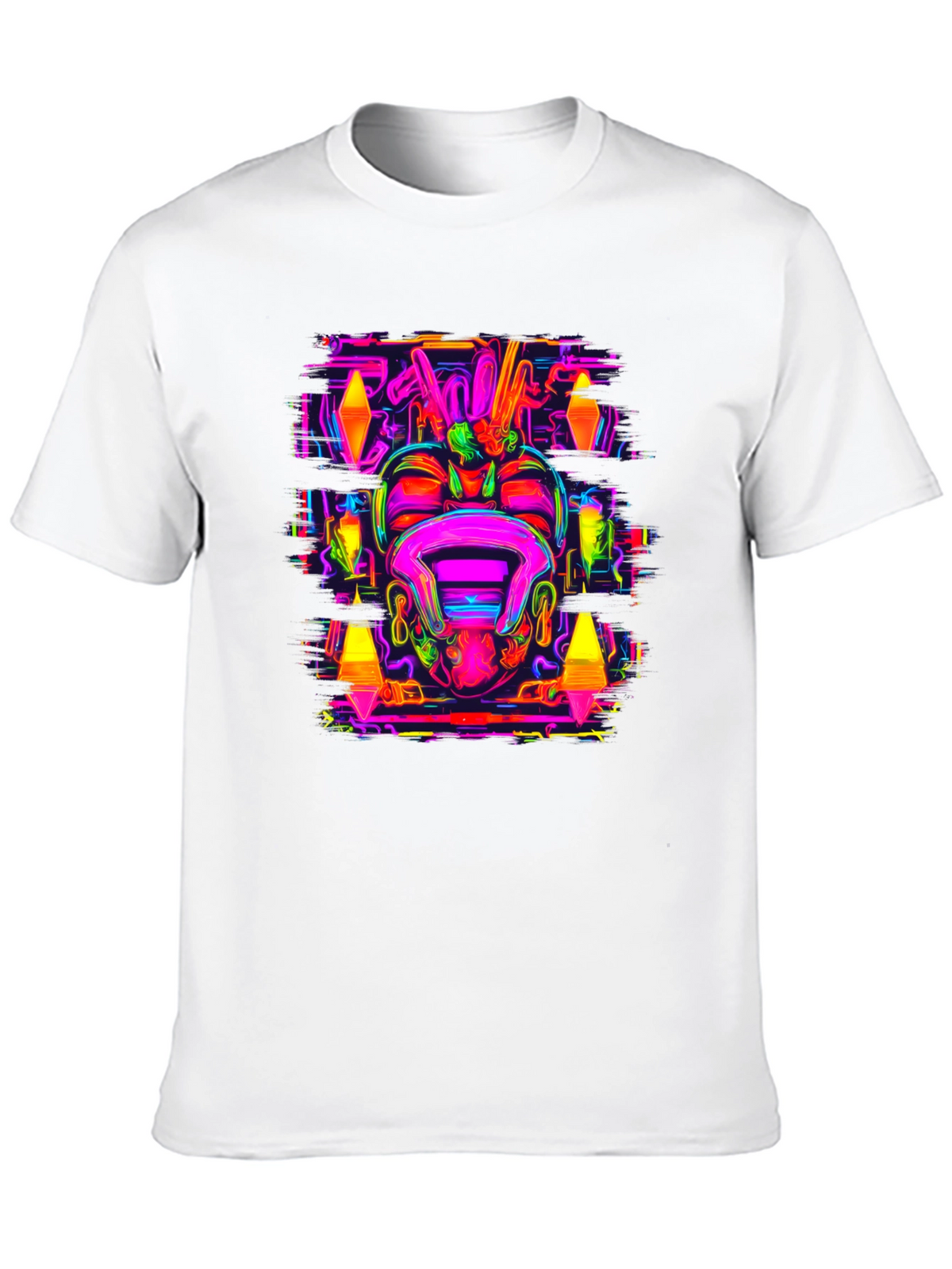 Psychedelic Neon Graphic Tee