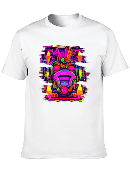 Psychedelic Neon Graphic Tee