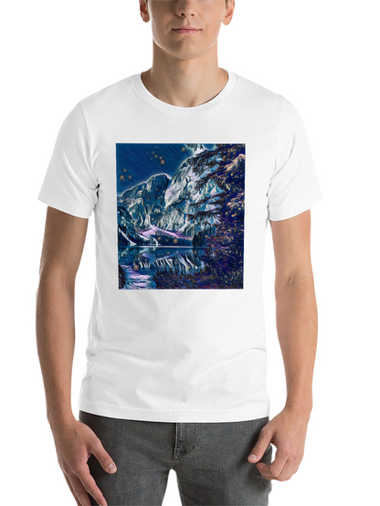 Mystic Mountain Lake Graphic T-Shirt