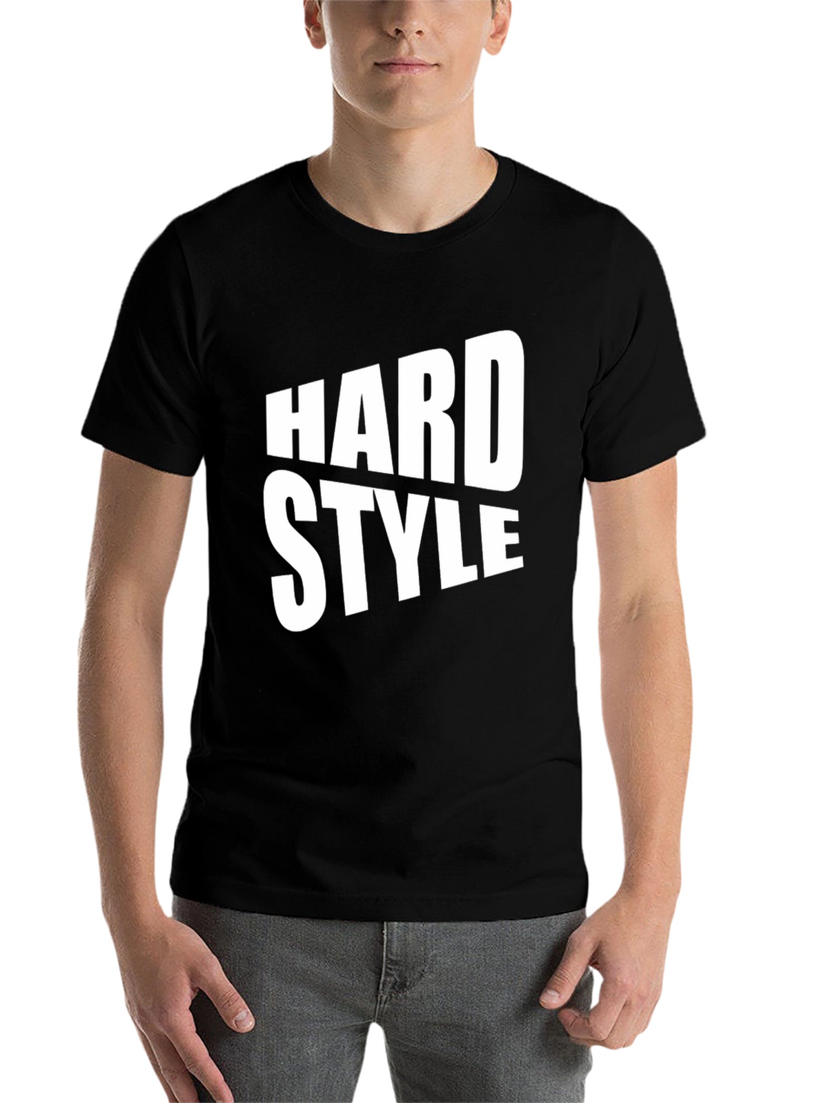 Hard Style Graphic Print Black T-Shirt