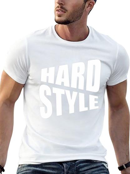 Hard Style Graphic Print Black T-Shirt