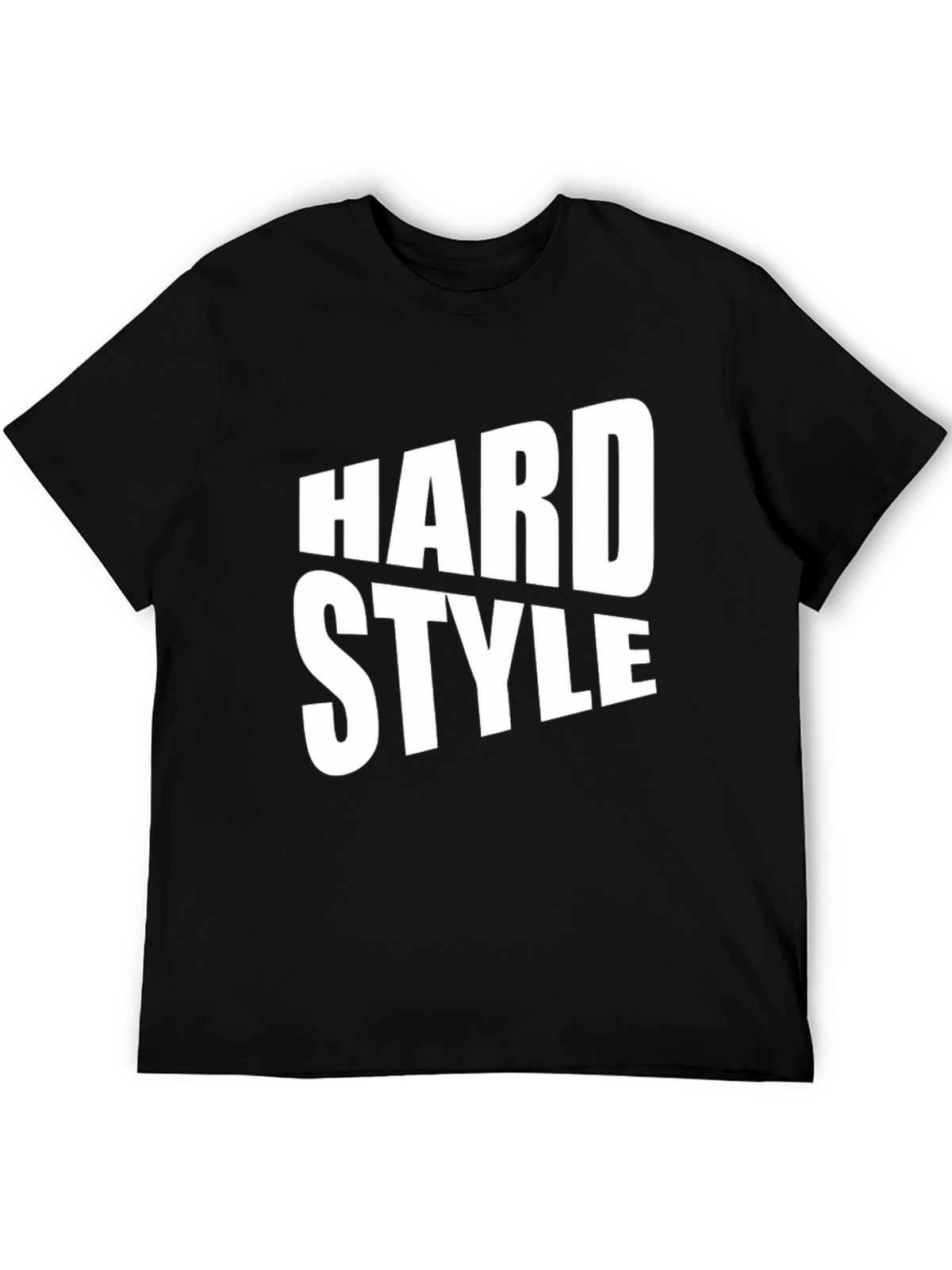 Hard Style Graphic Print Black T-Shirt