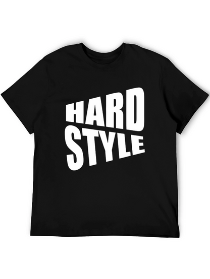 Hard Style Graphic Print Black T-Shirt