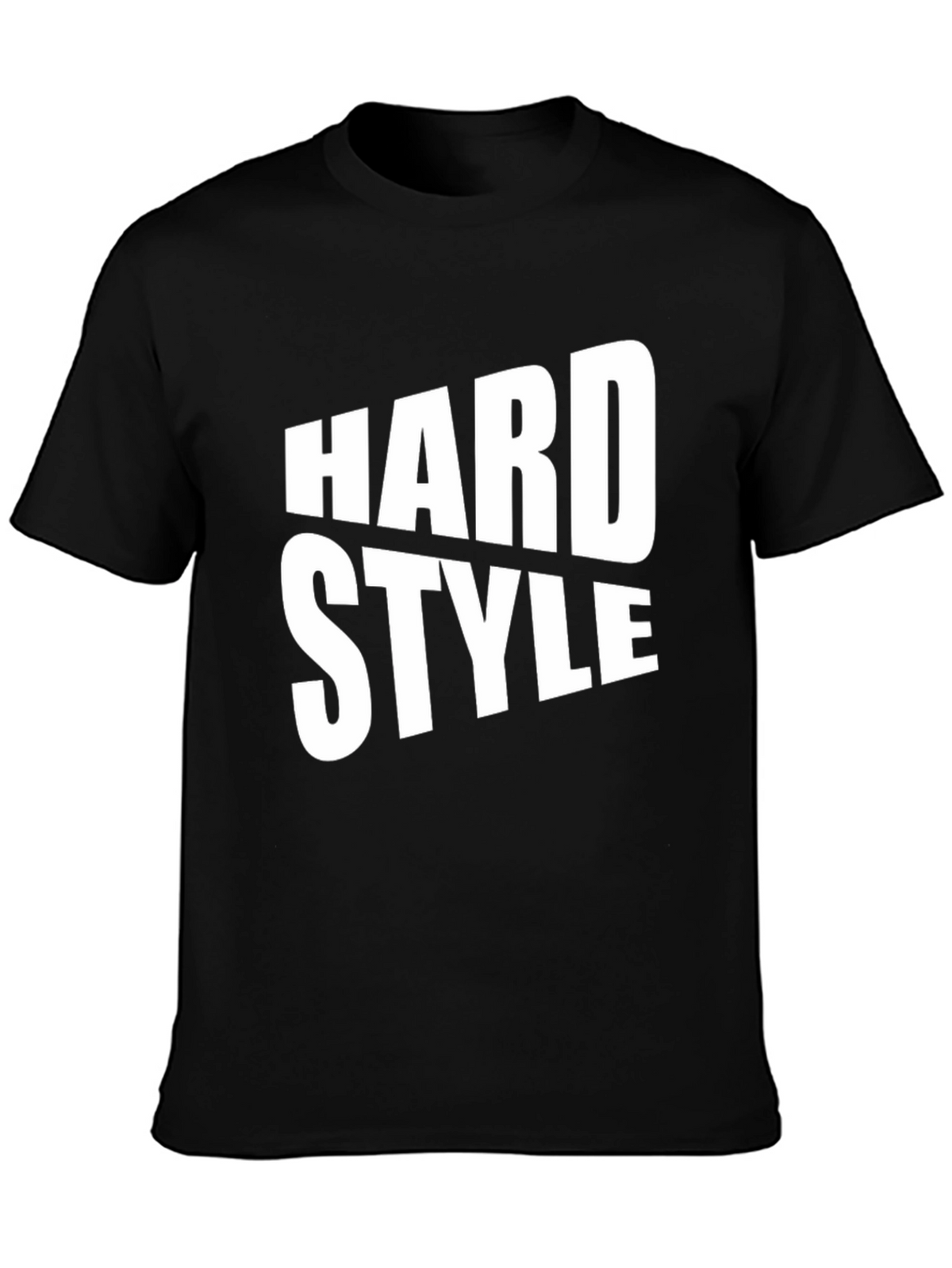 Hard Style Graphic Print Black T-Shirt