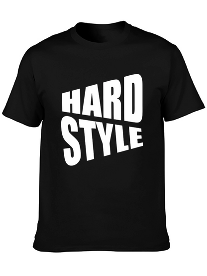 Hard Style Graphic Print Black T-Shirt