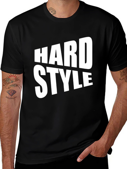 Hard Style Graphic Print Black T-Shirt
