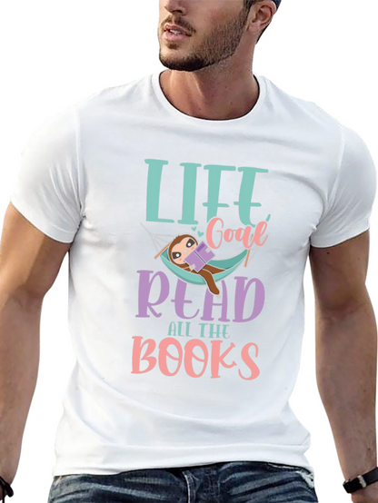 Life Goal Read All The Books Sloth T-Shirt