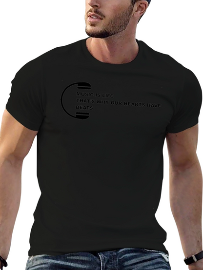 Music is Life Graphic T-Shirt