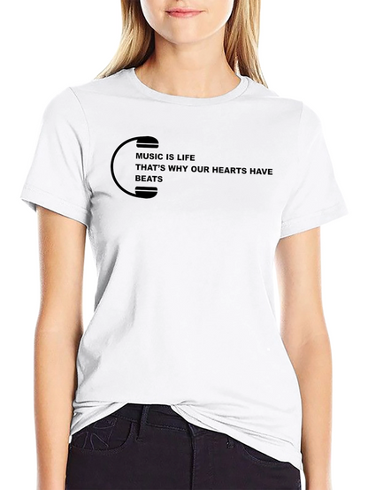 Music is Life Graphic T-Shirt