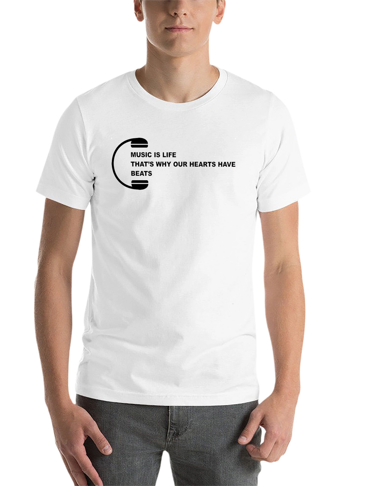 Music is Life Graphic T-Shirt