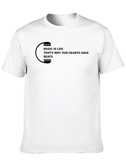 Music is Life Graphic T-Shirt