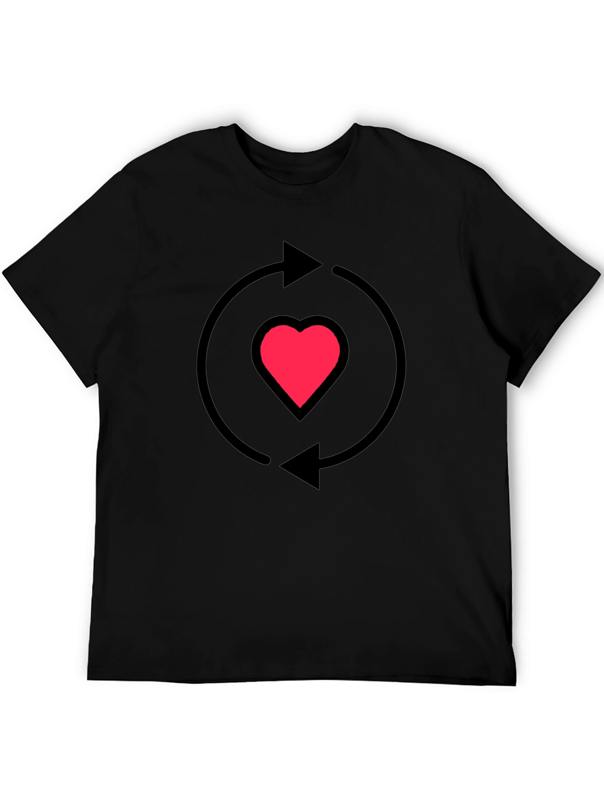 Heart Recycle Graphic T-Shirt - Love Cycle Tee