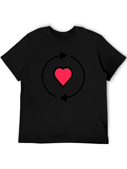 Heart Recycle Graphic T-Shirt - Love Cycle Tee