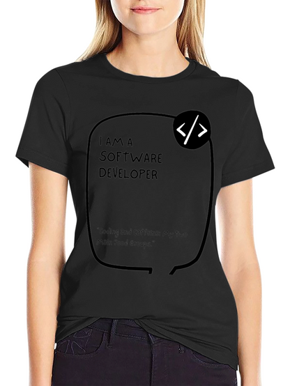 Software Developer Coding and Caffeine T-Shirt
