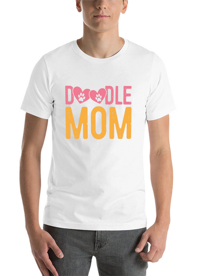 Doodle Mom T-Shirt - Dog Paw Heart Design